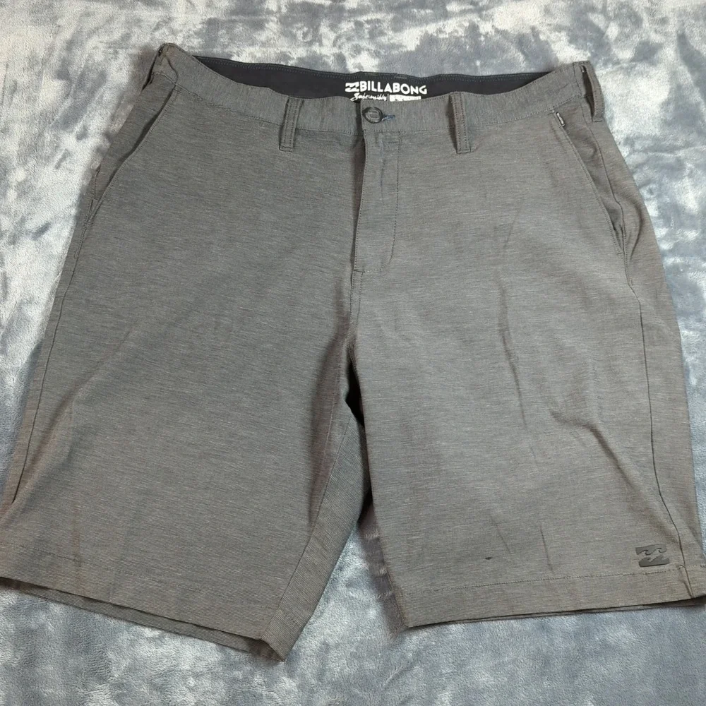 Jack Nicklaus Golf Shorts Mens 38 Gray  Stretch Tech Fabric